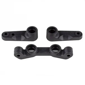 Team Associated RC10B7 FT Steering Bellcrank/Rack Carbon