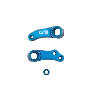 Team Associated RC10B84 FT Aluminium Steering Bellcranks Blue