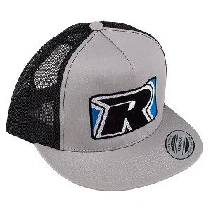 Associated Reedy 2022 Trucker Hat Flat Bill Silver/Black