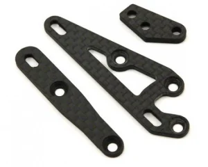 Axial XR10 Carbon Fiber F/R Servo Mounts and Steering Arm Set (2)