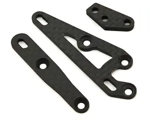 Axial XR10 Carbon Fiber F/R Servo Mounts and Steering Arm Set (2)