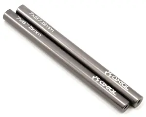 Axial Threaded Aluminium Link 7x87.5mm - Grey (2)