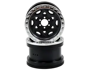 Axial 2.2 Walker Evans Wheels - IFD Wheels - Chrome/Black(2)