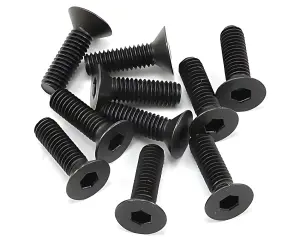 Axial M3x10mm Hex Socket Flat Head (Black) (10)
