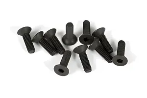 Axial M3x10mm Hex Socket Countersink Screws (Black) (10)