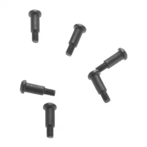 Axial M2.5x6x10mm Hex Socket Button Head Shoulder Screw (Black) (6pcs)