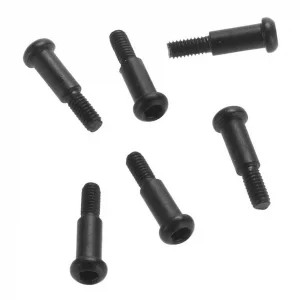 Axial M2.5x6x12mm Hex Socket Button Head Shoulder Screw (Black) (6pcs)