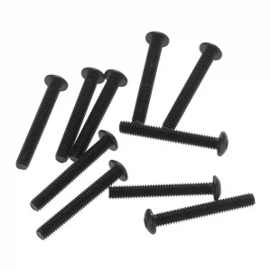 Axial M2.6x18mm Hex Socket Button Head (Black) (10)
