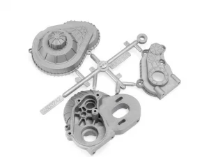 Axial LCX Transmission Case (Silver)