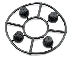 Axial Hub Cover Set - Black (4)