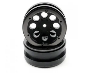 Axial 1.9 8 Hole Beadlocks - Black (2)