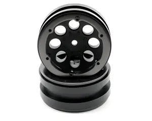 Axial 1.9 8 Hole Beadlocks - Black (2)