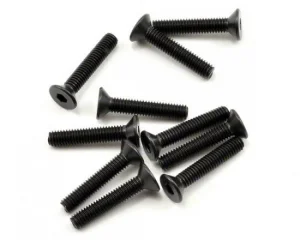 Axial M3x16mm Hex Socket Flat Head (Black) (10)
