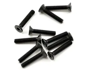 Axial M3x16mm Hex Socket Flat Head (Black) (10)