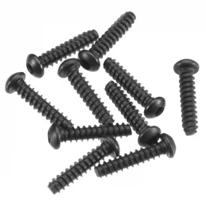 Axial M2.6x12mm Hex Socket Tapping Button Head (Black) (10)