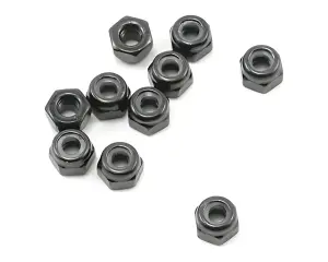 Axial M3 Nylon Locking Hex Nut (Black) (10)