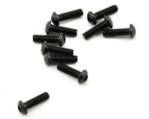 Axial M3x10mm Hex Socket Button Head (Black) (10)