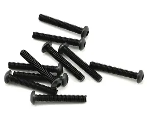Axial M3x20mm Hex Socket Button Head (Black) (10)