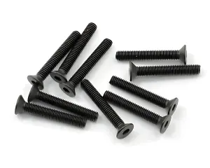 Axial M3x20mm Hex Socket Flat Head - Black (10)