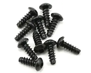 Axial M3x8mm Hex Socket Tapping Button Head (Black) (10)