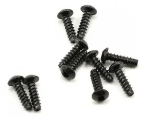 Axial M3x10mm Hex Socket Tapping Button Head (Black) (10)