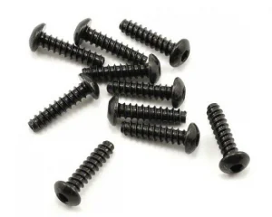 Axial M3x12mm Hex Socket Tapping Button Head (Black) (10)