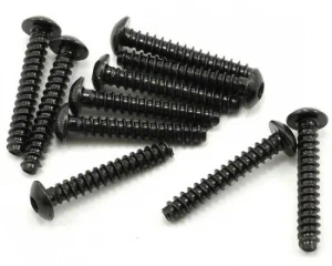 Axial M3x18mm Hex Socket Tapping Button Head (Black) (10)