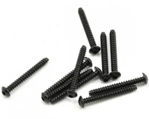 Axial M3x25mm Hex Socket Tapping Button Head (Black) (10)