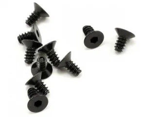 Axial M3x6mm Hex Socket Tapping Flat Head (Black) (10)