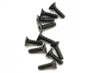 Axial M3x10mm Hex Socket Tapping Flat Head (Black) (10)