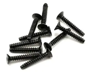 Axial M3x18mm Hex Socket Tapping Flat Head (Black) (10)