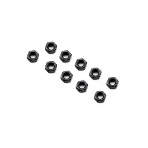 M3 Nut - Thin - Black (10)
