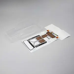 Body And Decal Set - Clear: SCX10 III XJ