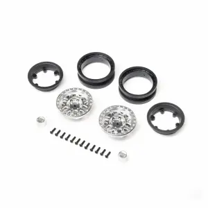 1.9 KMC Mesa Beadlock Wheels - Satin Chrome (2)