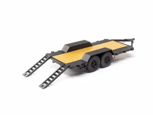 Axial SCX24 1:24 Flat Bed Vehicle Trailer with LED Taillights