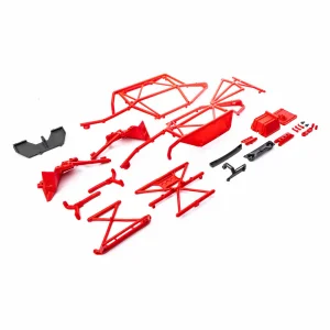Cage Set - Complete - Red: Capra 4WS UTB