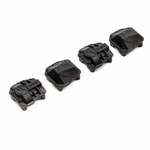 AR45P AR45 Differential Covers - Black: SCX10 III