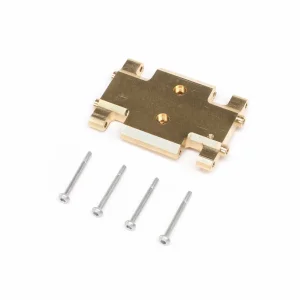 Chassis Skid Plate - Brass: AX24