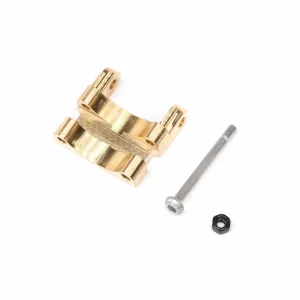 Rear Upper Link Mount - Brass: SCX24
