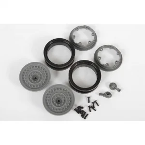 1.9 MW19 Beadlock Wheels - Gray (2) ** CLEARANCE **