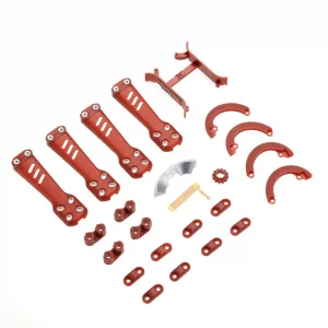Plastic Kit - Red: Vortex 230