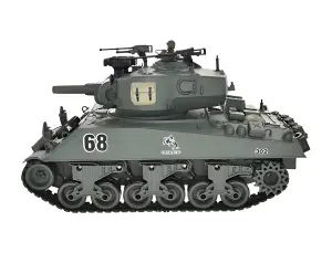 Brother RC Tank 1:18 Usa M4A3 Sherman Green