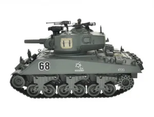 Brother RC Tank 1:18 Usa M4A3 Sherman Green