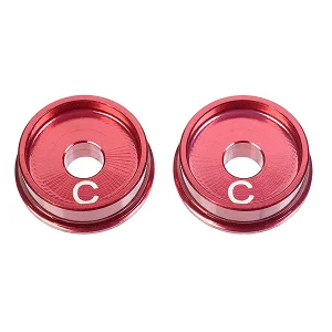 Corally Aluminium. Lower Arm Cap Ssx-12 - C - 2.0mm - 2 PC
