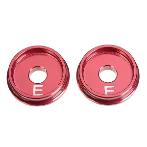 Corally Aluminium. Lower Arm Cap Ssx-12 - E - 1.0mm - 2 PC
