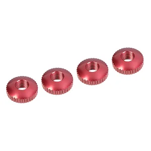 Corally Aluminium. Body Mount Cambered Nuts - 4 Pcs