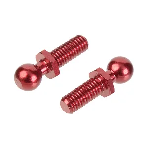Corally Aluminium. Threaded Ball 4.25mm - 2 Pcs