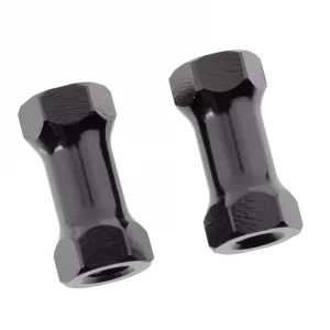 Corally Chassis Post 12mm Aluminium Aluminium Black 2 Pcs