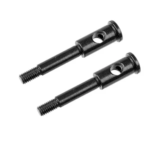 Corally Front Wheel Axle Ssx-10 - Steel - 2 Pcs