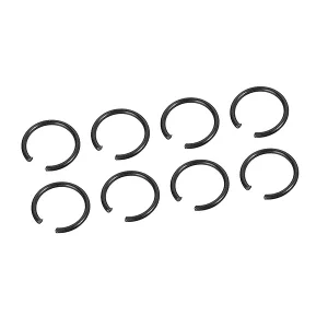 Corally C-Clips 7mm - Steel - 8 Pcs